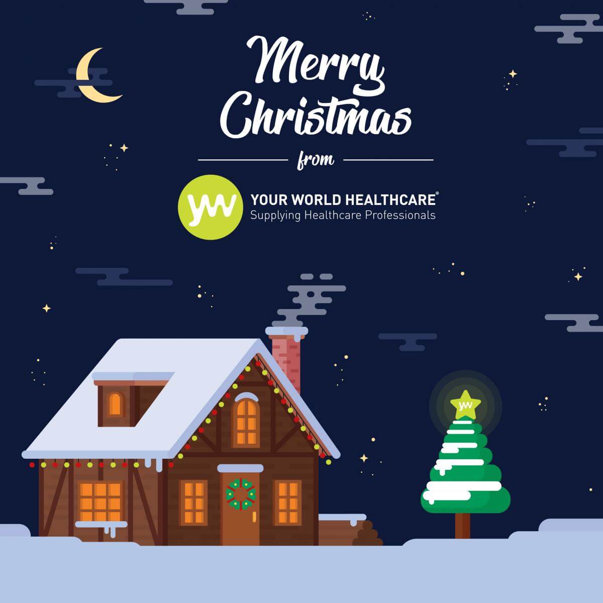 Merry Christmas from Your World - healthcare jobs for nurses available in the UK today
